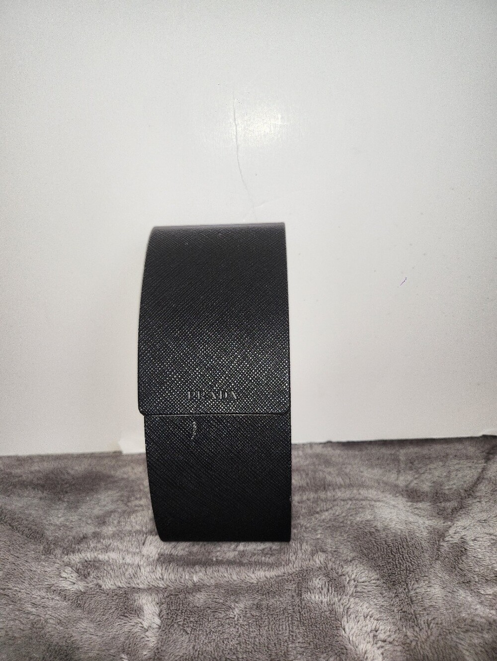 Prada Black Saffiano Leather Toiletry/Cosmetic Case